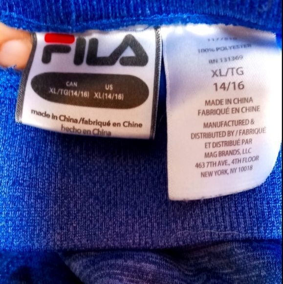 Fila sweatpants Girls Youth size. xl - Picture 4 of 4